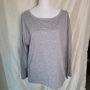 Ecowish Medium Gray Long Sleeve T-Shirt